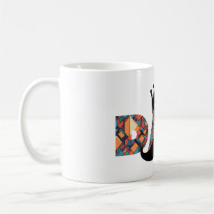 Papa Royale génial : Mug Motif géométrique