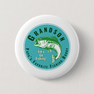 Papa’s Favourite Fishing Buddy 2 Inch Round Button