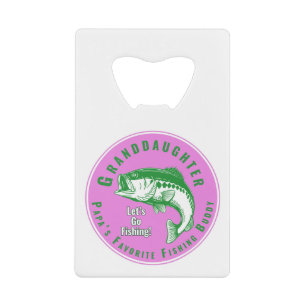 Papa’s Favourite Fishing Buddy Credit Card Bottle Opener
