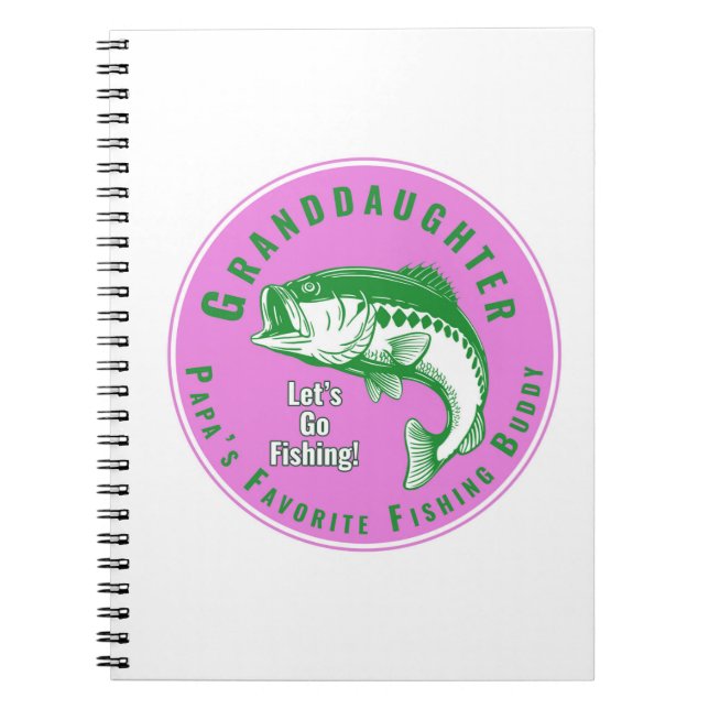 Papa’s Favourite Fishing Buddy Notebook (Front)