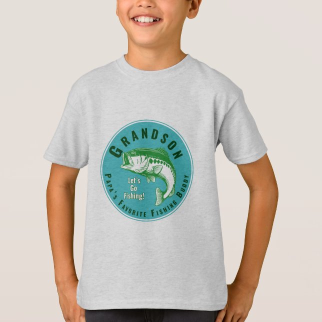 Papa’s Favourite Fishing Buddy T-Shirt (Front)