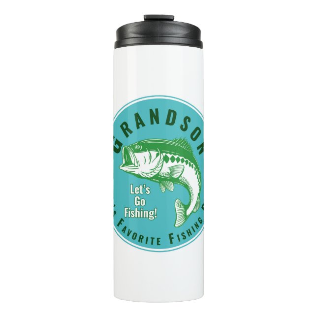 Papa’s Favourite Fishing Buddy Thermal Tumbler (Front)