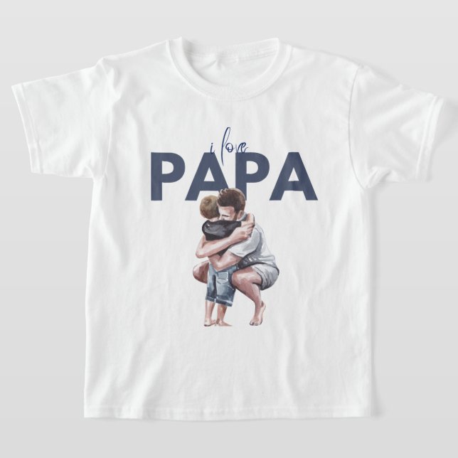 papa t-shirt (Laydown)
