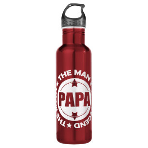 Papa. The Man. The Myth. The Legend. 710 Ml Water Bottle