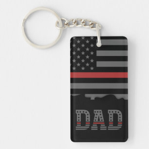 Papa Thin Red Line Pompier papa Cadeaux