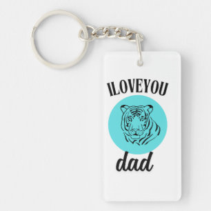 Papa Tigre Féroce Amour Art
