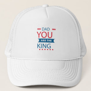 Papa Tu Es Le Roi Casquette De Typographie
