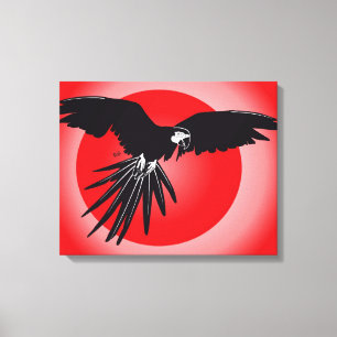 Papagei Ara Canvas Print