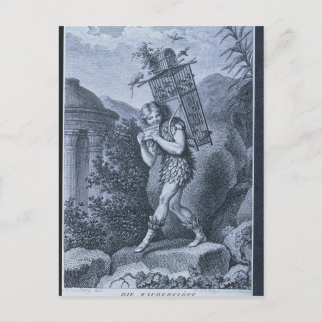 Papageno: "I am the birdcatcher Postcard (Front)