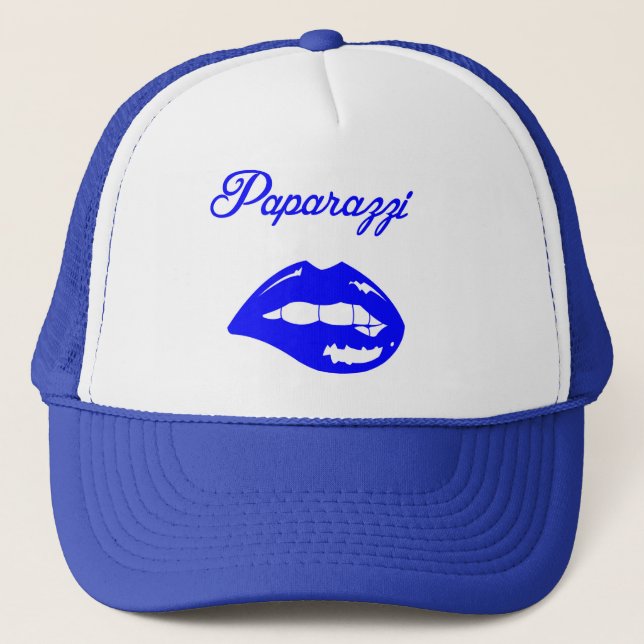Paparazzi Blue Trucker Hat (Front)