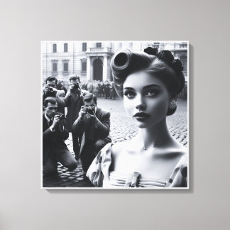 Paparazzi Canvas Print