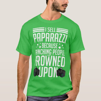 Paparazzi Photos Photographer Camera Photography T-Shirt