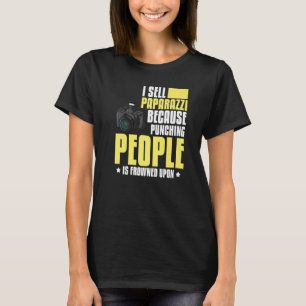 Paparazzi Photos Photographer Camera Photography T-Shirt