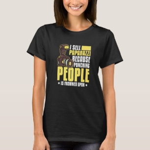 Paparazzi Photos Photographer Camera Photography T-Shirt