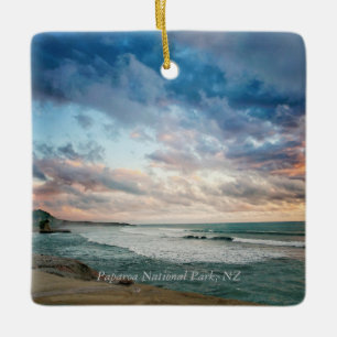 Paparoa National Park labelled Ceramic Ornament