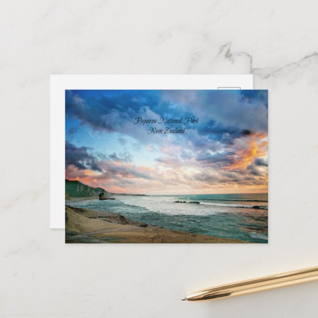 Paparoa National Park, New Zealand Postcard (Front/Back In Situ)