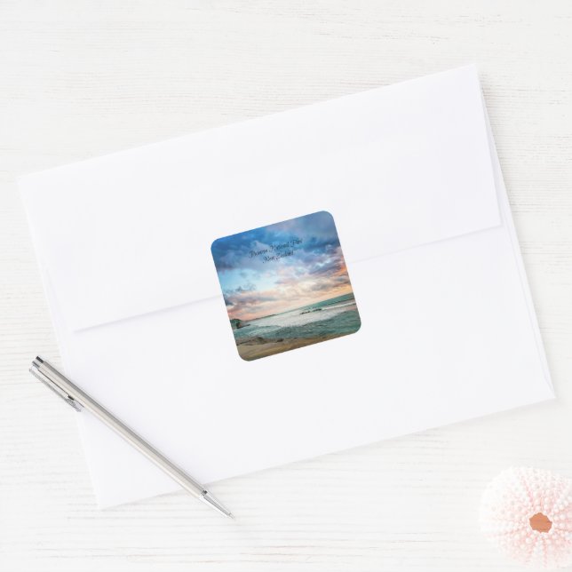 Paparoa National Park, New Zealand, Square Sticker (Envelope)