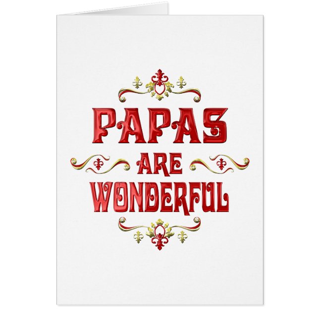 Papas are Wonderful (Front)