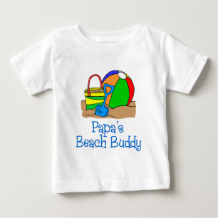 Papa's Beach Buddy Baby T-Shirt