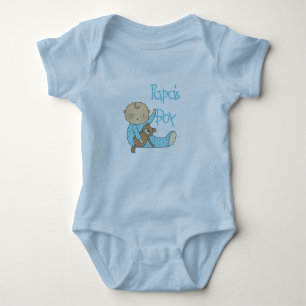 Papa's Boy Baby Bodysuit