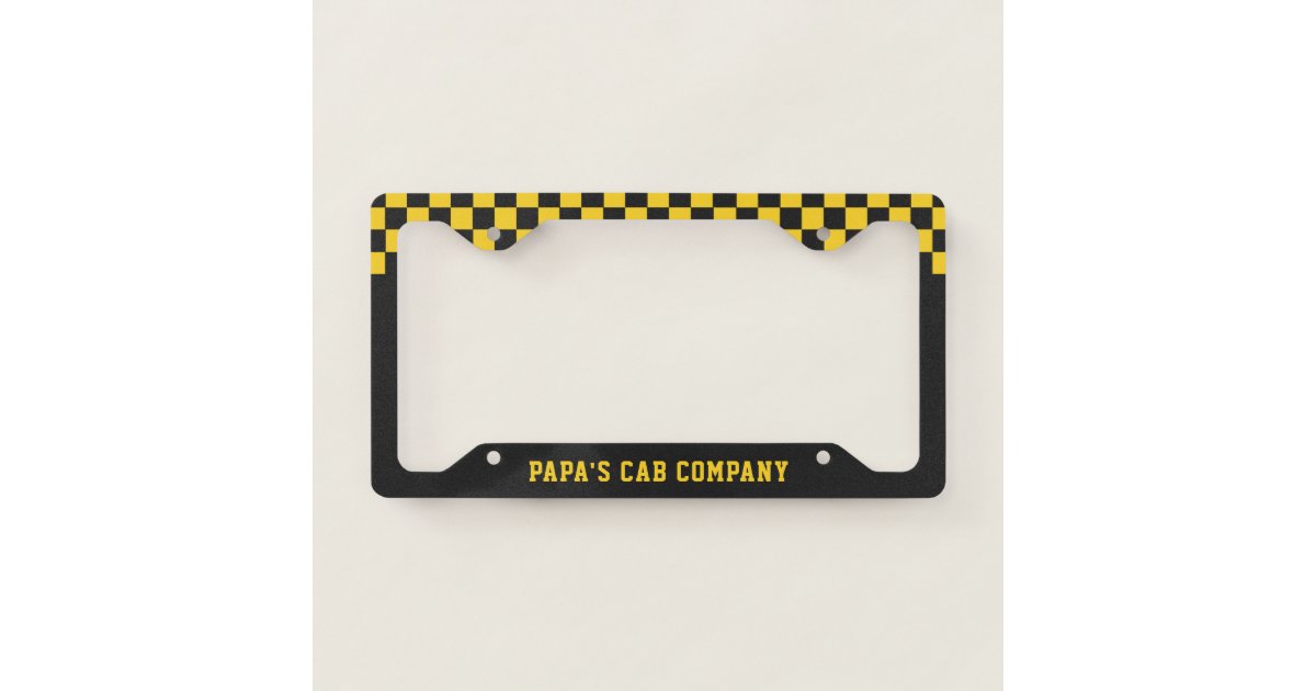 only the best dads get promoted to papa black license plate frame from