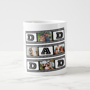Papa's Coffee Mug Personnalisé avec 4 photos!