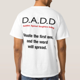 Papas contre des filles datant le T-shirt