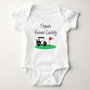 Papa's Future Caddy Baby Bodysuit