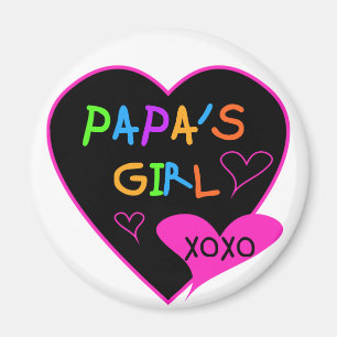 Papa's Girl Tees, Hats, Mugs, Buttons, clothing Magnet