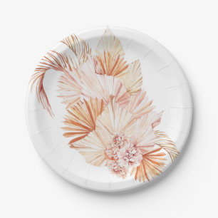 Papas grass dried flower plate