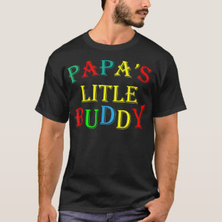 Papa's Little Buddy Children's Day  Kids Gift Cute T-Shirt