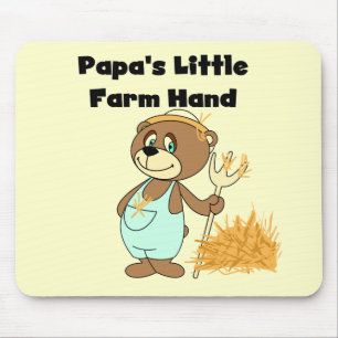 Papa's Little Farm Hand Tshirts and Gifts Mouse Pad