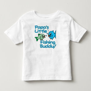 PAPA'S LITTLE FISHING BUDDY! TODDLER T-SHIRT