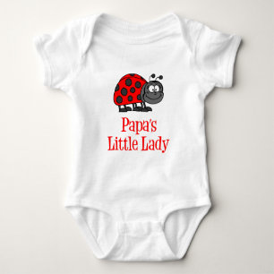Papa's Little Lady Baby Bodysuit