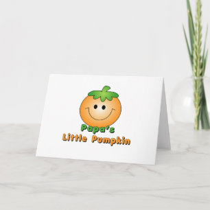 Papa's Little Pumpkin Card