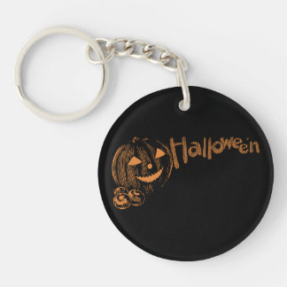 Papa's Posse of Halloween Jack o Lanterns Keychain