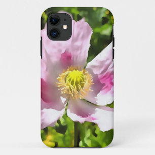 Papaver Somniferum Pink Poppy Art iPhone 11 Case