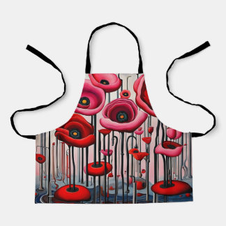 Papaveri Tubolari 7 Apron