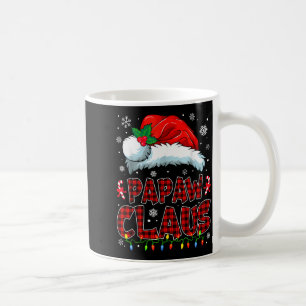 Papaw Claus Christmas Lights Pajama Family Group M Coffee Mug