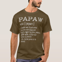 Papaw Definition Grandpa Fathers Day Gifts  Men 