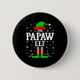 Papaw Elf Funny Christmas Family Matching  2 Inch Round Button