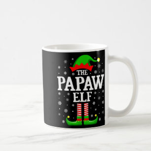 Papaw Elf Funny Christmas Family Matching Coffee Mug