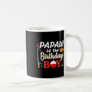 Papaw Of The Birthday Boy Fishing Family Matching Coffee Mug