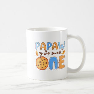 Papaw Of The Sweet One Cookies And Milk Birthday P Coffee Mug