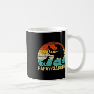 Papawsaurus Rex Papaw Dinosaur 2 Kids Fathers Day  Coffee Mug