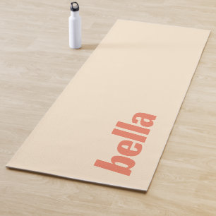 Papaya Elegant Name   Stylish Simple Yoga Mat
