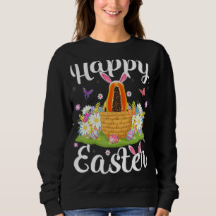 Papaya Fruit Easter Egg Hunting Floral Papaya East Sweatshirt