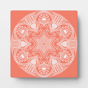 Papaya Mandala Plaque