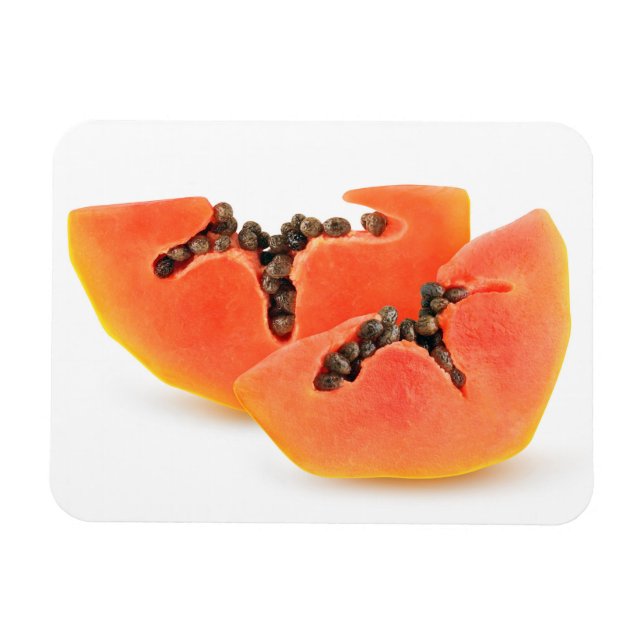 Papaya pieces magnet (Horizontal)