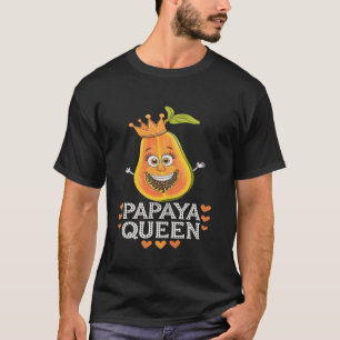 Papaya Queen Crown Summer Fruit Lover Girls Kids T-Shirt